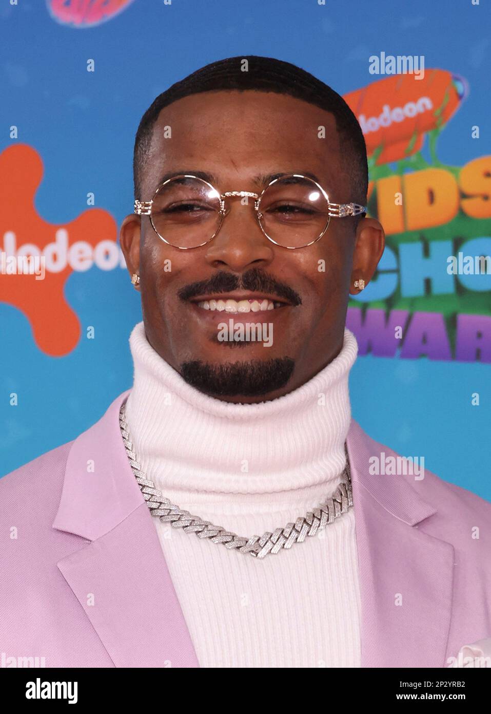 Montez Ford arrives at the Nickelodeon Kids' Choice Awards on Saturday