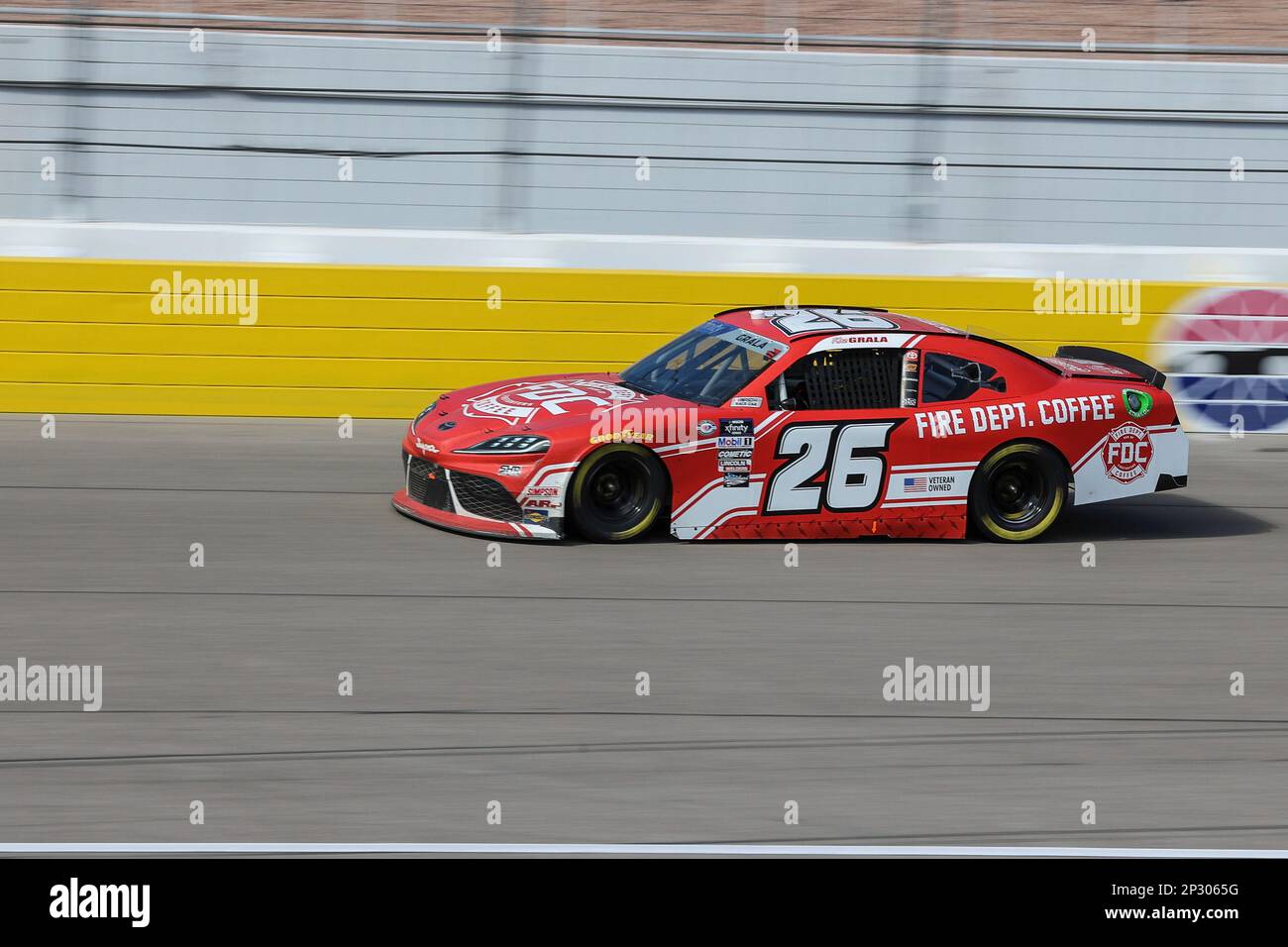 LAS VEGAS, NV MARCH 04 Kaz Grala (26 Sam Hunt Racing Fire