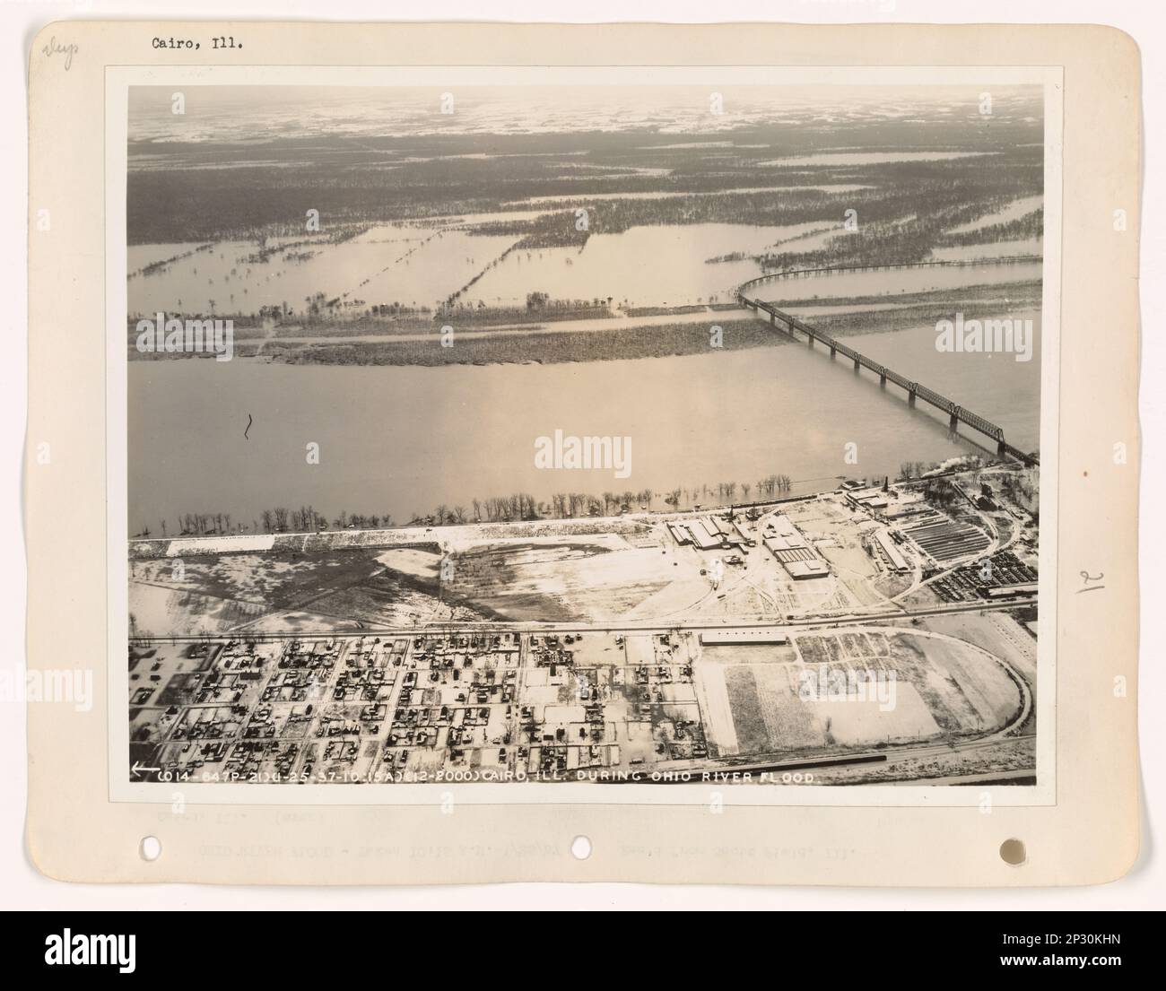 Aerial of cairo illinois hi-res stock photography and images - Alamy