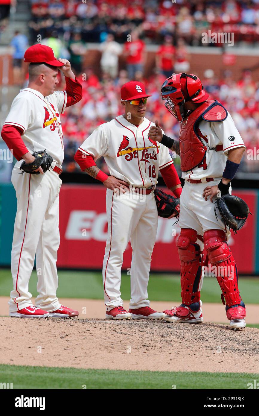 St. Louis Cardinals - Kolten Wong (2B) and Yadier Molina (C) have