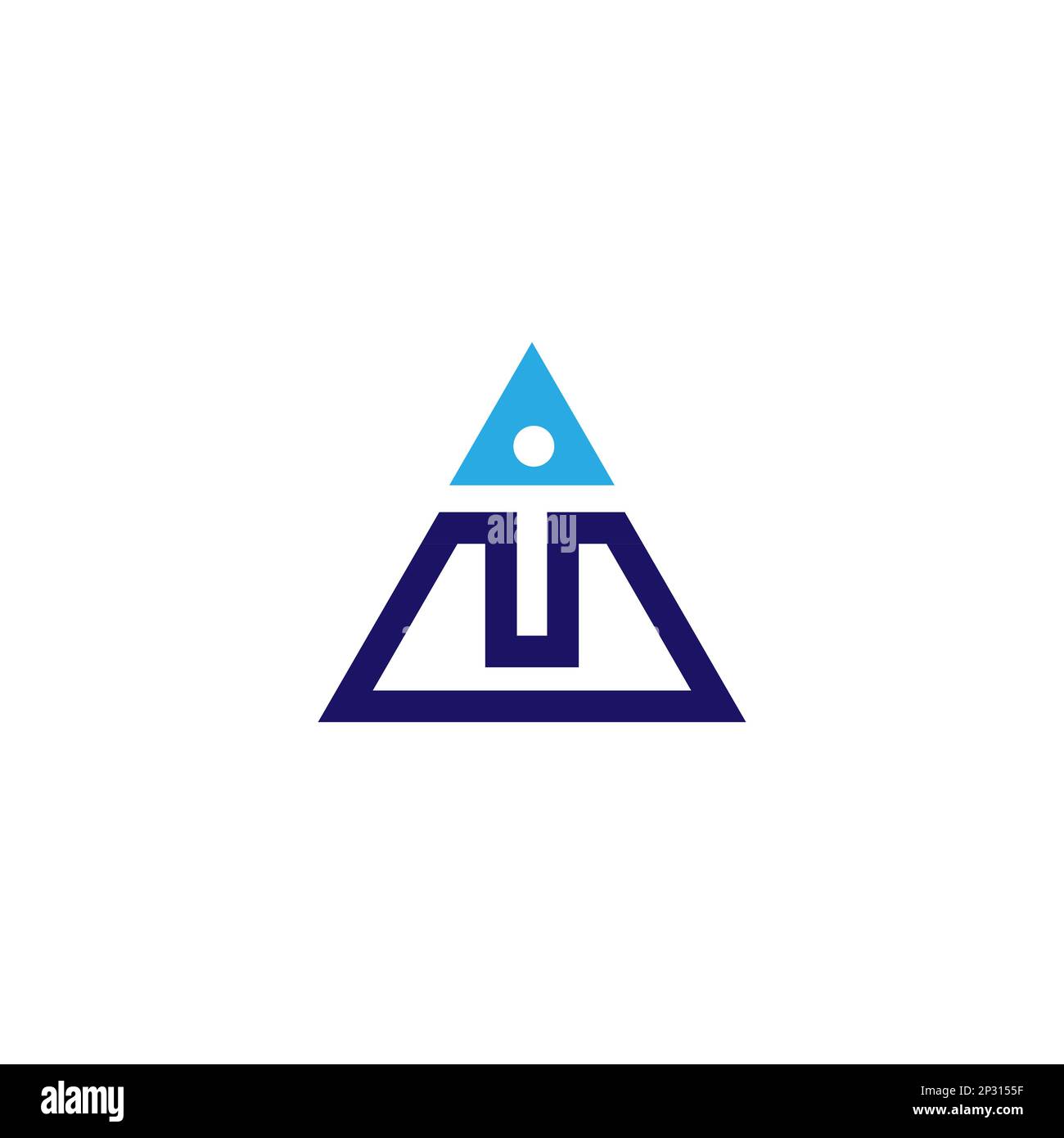 Triangle Eye Illustration. Three Angle Logo Design Concept.EPS 10 Stock Vector Image & Art Alamy