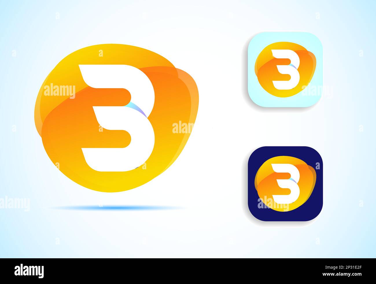 Abstract initial alphabet B logo design. Multi-color gradient letter icon vector illustration. Stock Vector