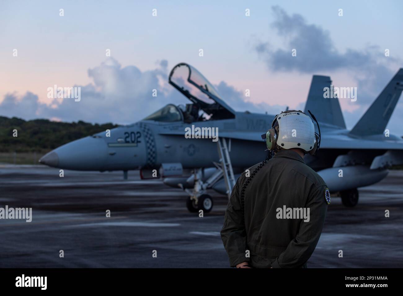 U.S. Marine Corps Sgt. John Perez, an aircraft electrical systems