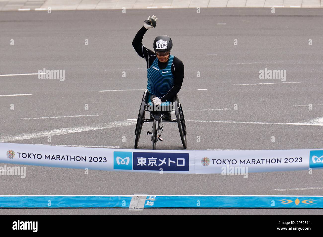 Tokyo, Japan. 5th Mar, 2023. Japanese wheelchair athlete Tomoki SUZUKI