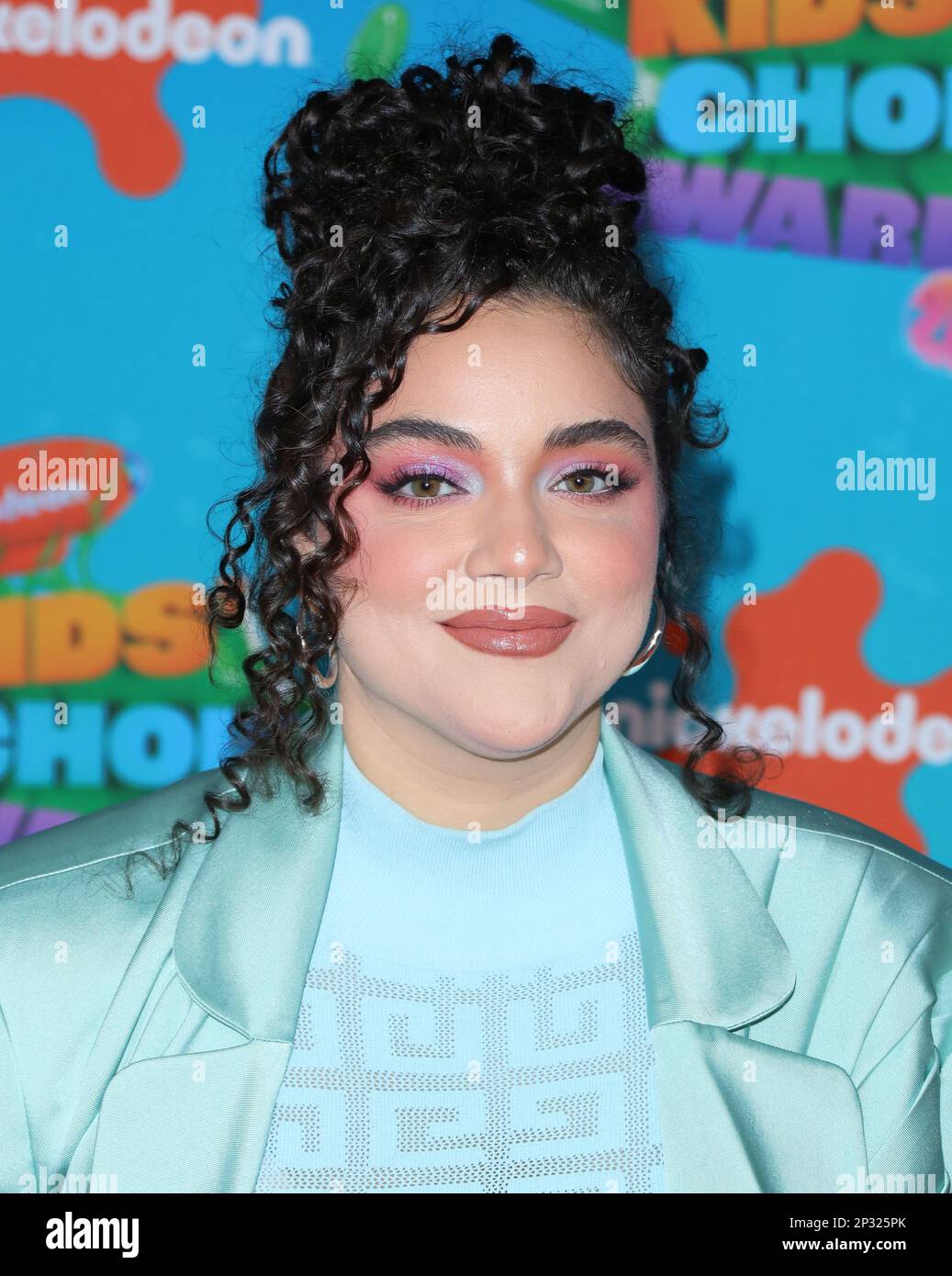 Kiara Pichardo arrives at The 2023 Nickelodeon Kids Choice Awards held