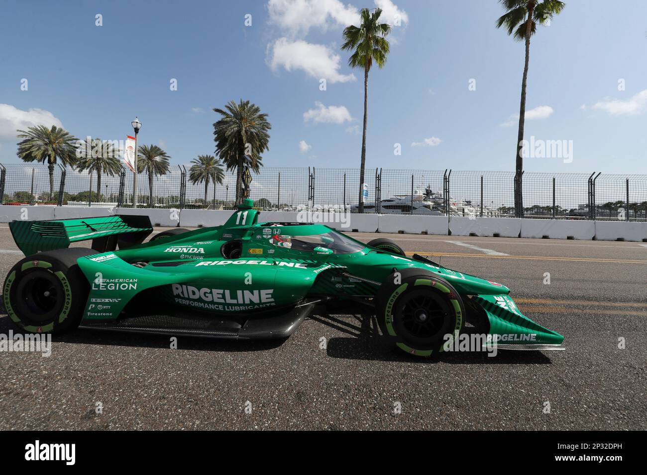 ST. PETERSBURG, FL MARCH 04 IndyCar driver Marcus Armstrong (11