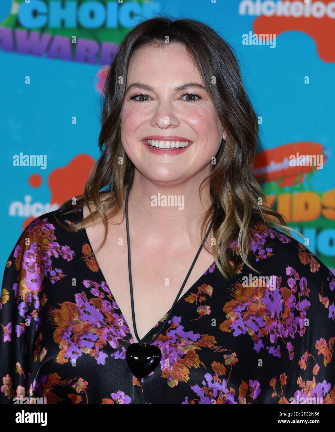 Larisa Oleynik arrives at The 2023 Nickelodeon Kids Choice Awards held