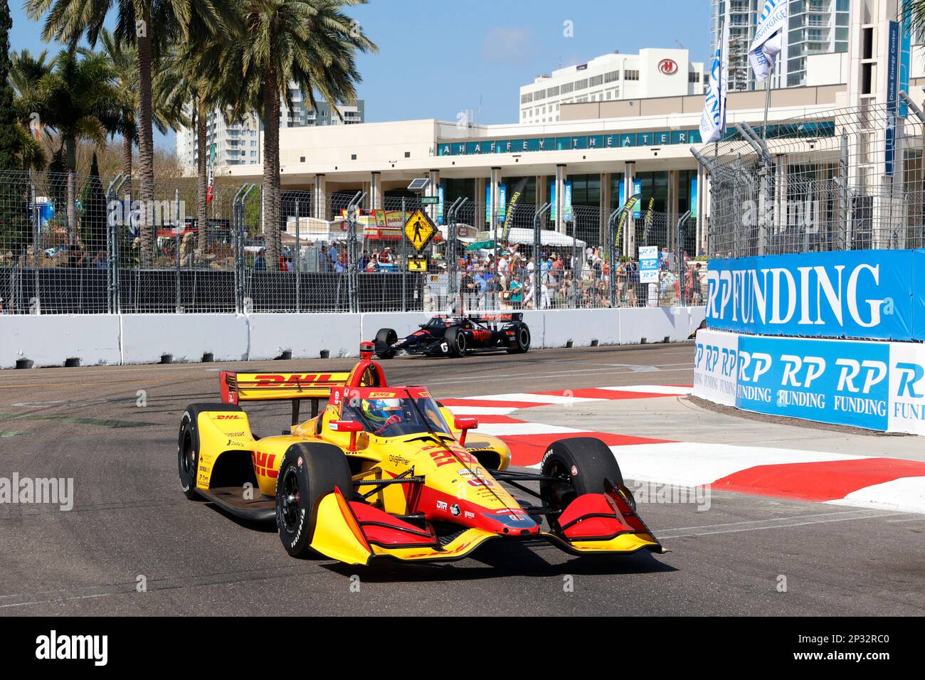 ST. PETERSBURG, FL MARCH 04 IndyCar driver Romain Grosjean (28