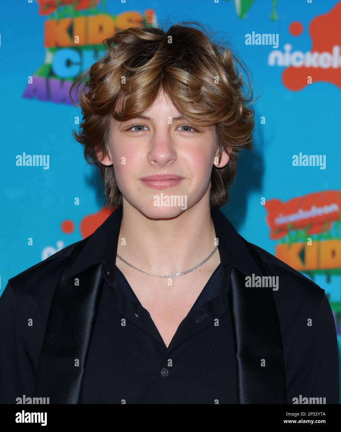 Jensen Gering arrives at The 2023 Nickelodeon Kids Choice Awards held
