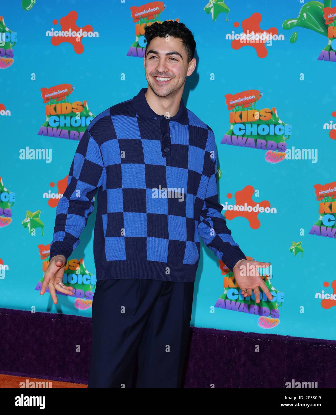 Trevor Tordjman arrives at The 2023 Nickelodeon Kids Choice Awards held