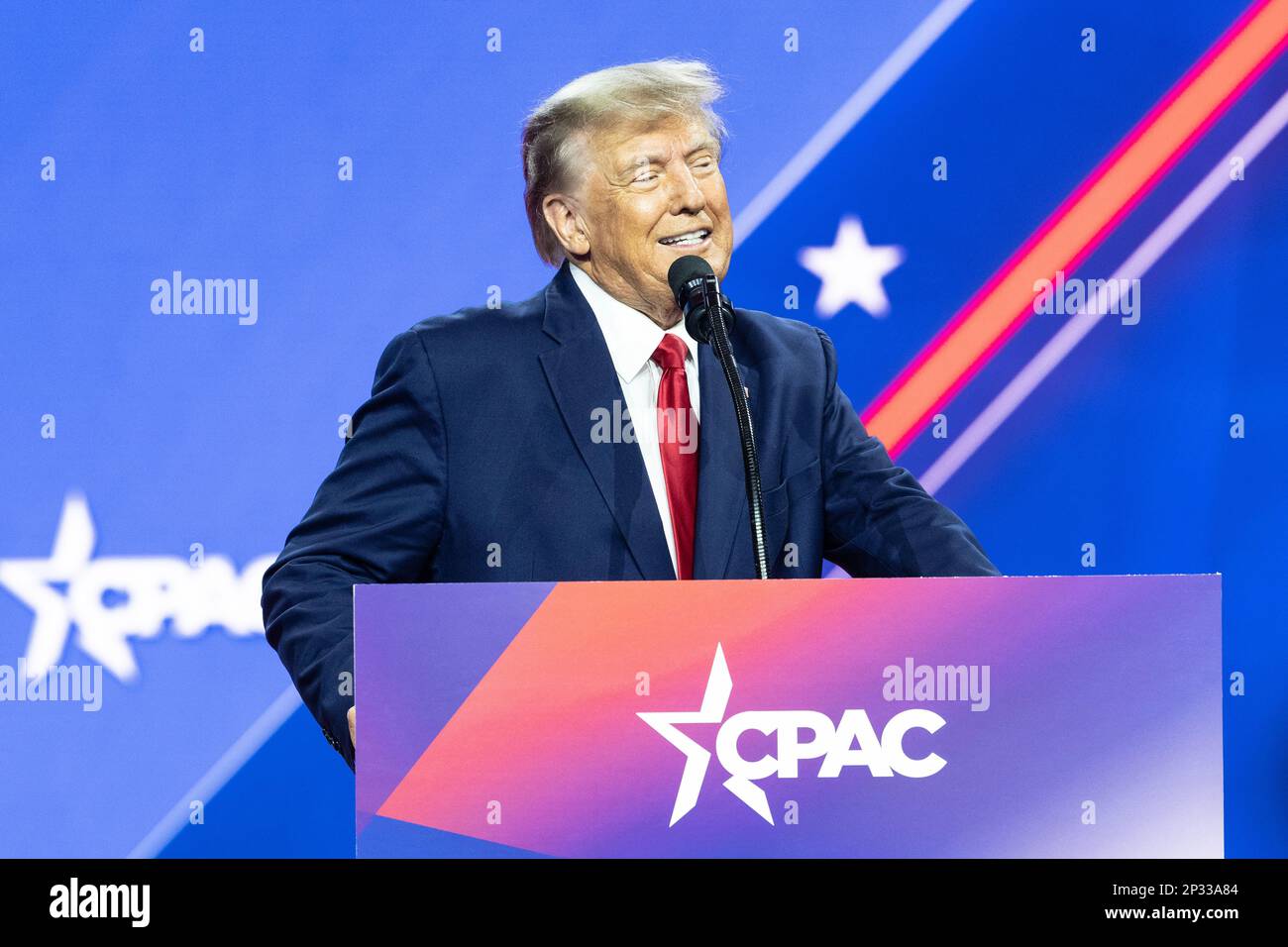 Donald J. Trump, 45th President of the United States speaks on the 3rd