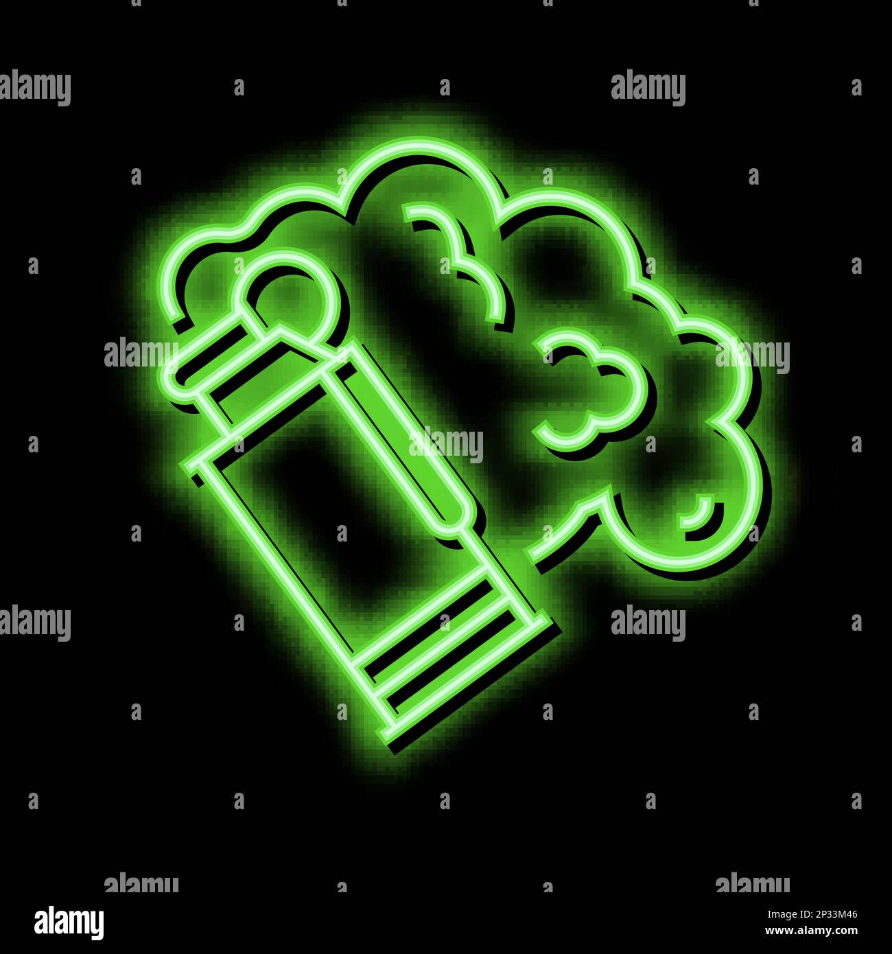 grenade smoke neon glow icon illustration Stock Vector Image & Art - Alamy