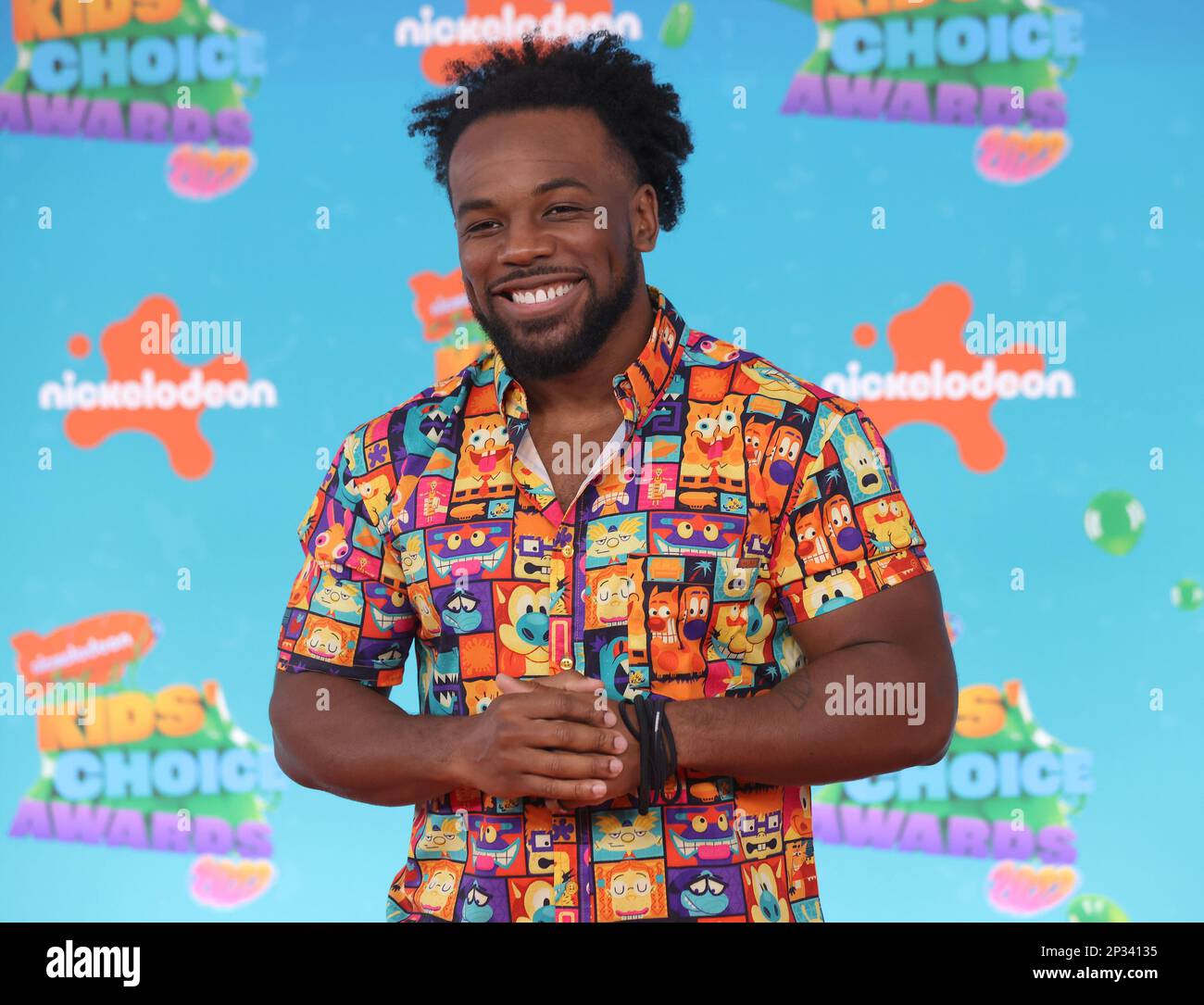 Los Angeles, United States. 04th Mar, 2023. Xavier Woods attends the 37th annual Nickelodeon Kids' Choice Awards at the Microsoft Theater in Los Angeles on Saturday, March 4, 2023. Photo by Greg Grudt/UPI Credit: UPI/Alamy Live News Stock Photo