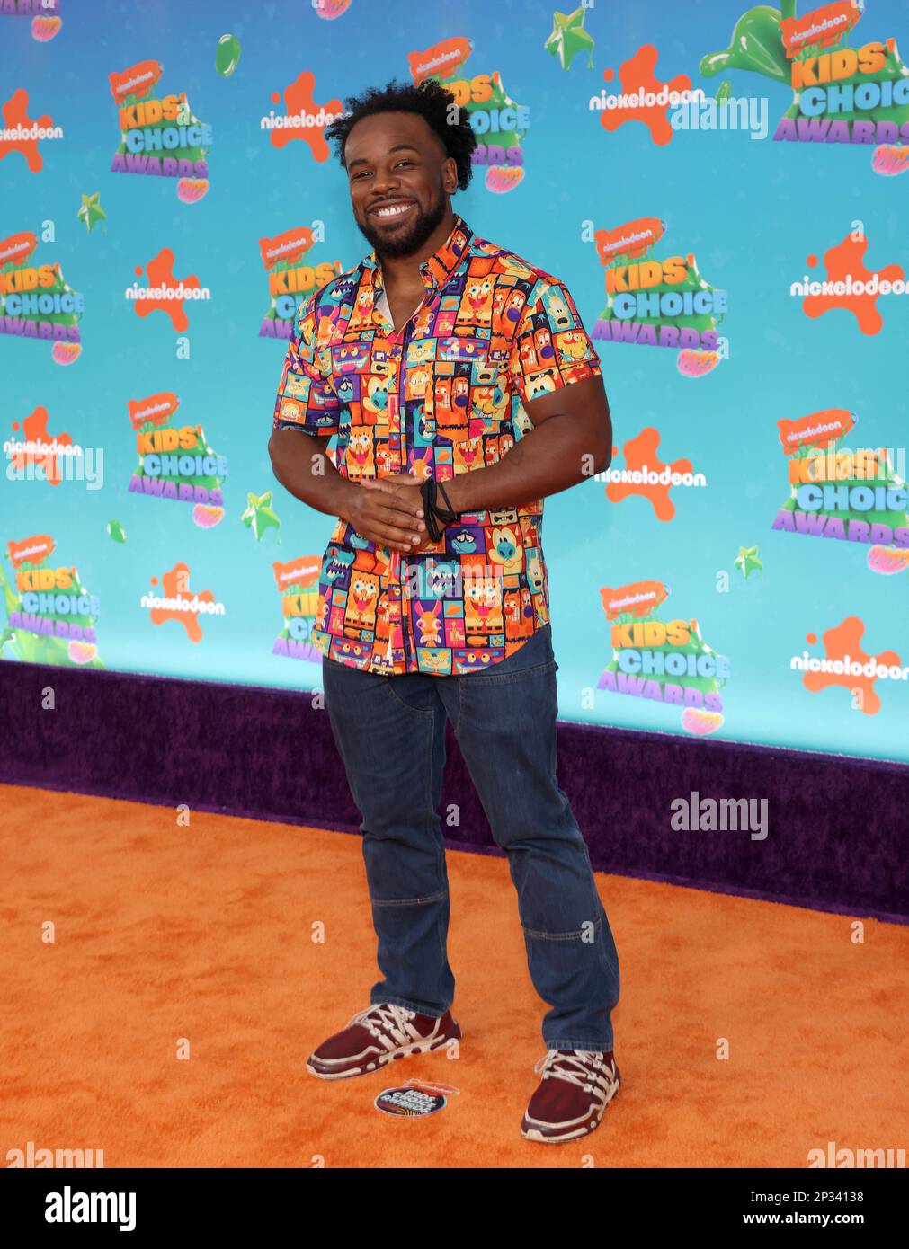 Los Angeles, United States. 04th Mar, 2023. Xavier Woods attends the 37th annual Nickelodeon Kids' Choice Awards at the Microsoft Theater in Los Angeles on Saturday, March 4, 2023. Photo by Greg Grudt/UPI Credit: UPI/Alamy Live News Stock Photo
