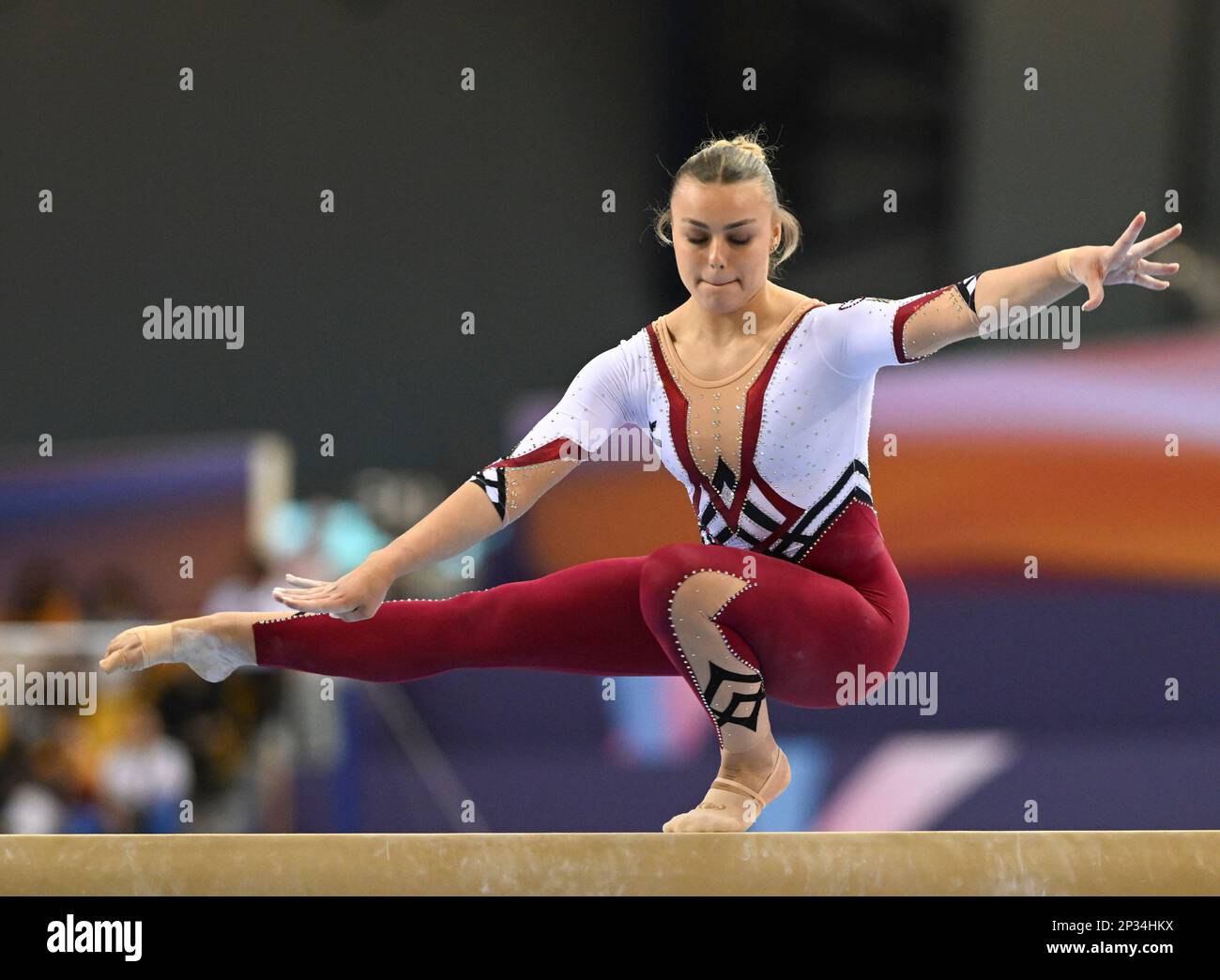 Doha, Qatar. 4th Mar, 2023. Emma Leonie Malewski of Germany competes