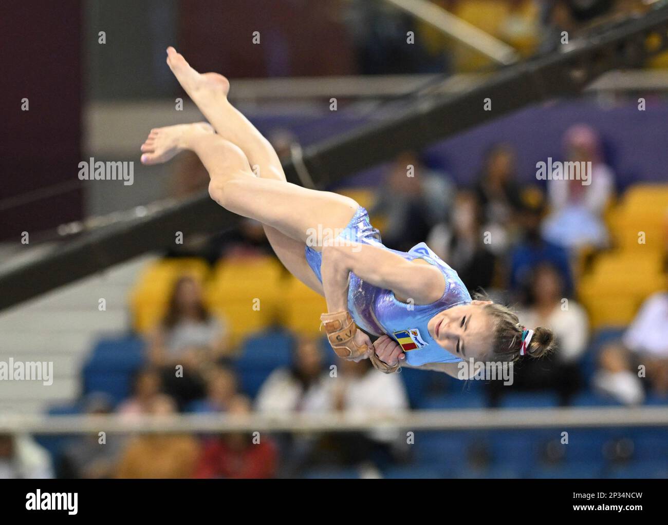 Doha, Qatar. 4th Mar, 2023. Sabrina ManecaVoinea of Romania competes