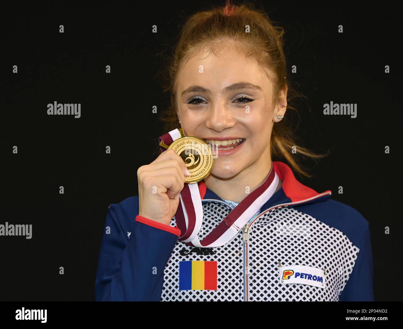 Doha, Qatar. 4th Mar, 2023. Sabrina ManecaVoinea of Romania poses for