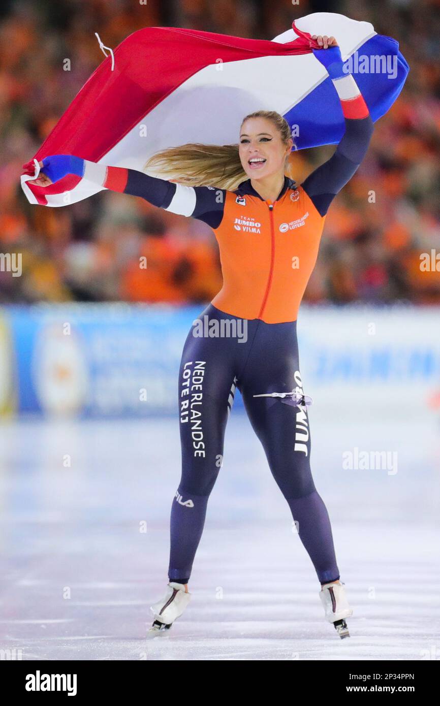 Heerenveen, Netherlands. 4th Mar, 2023. Jutta Leerdam of the