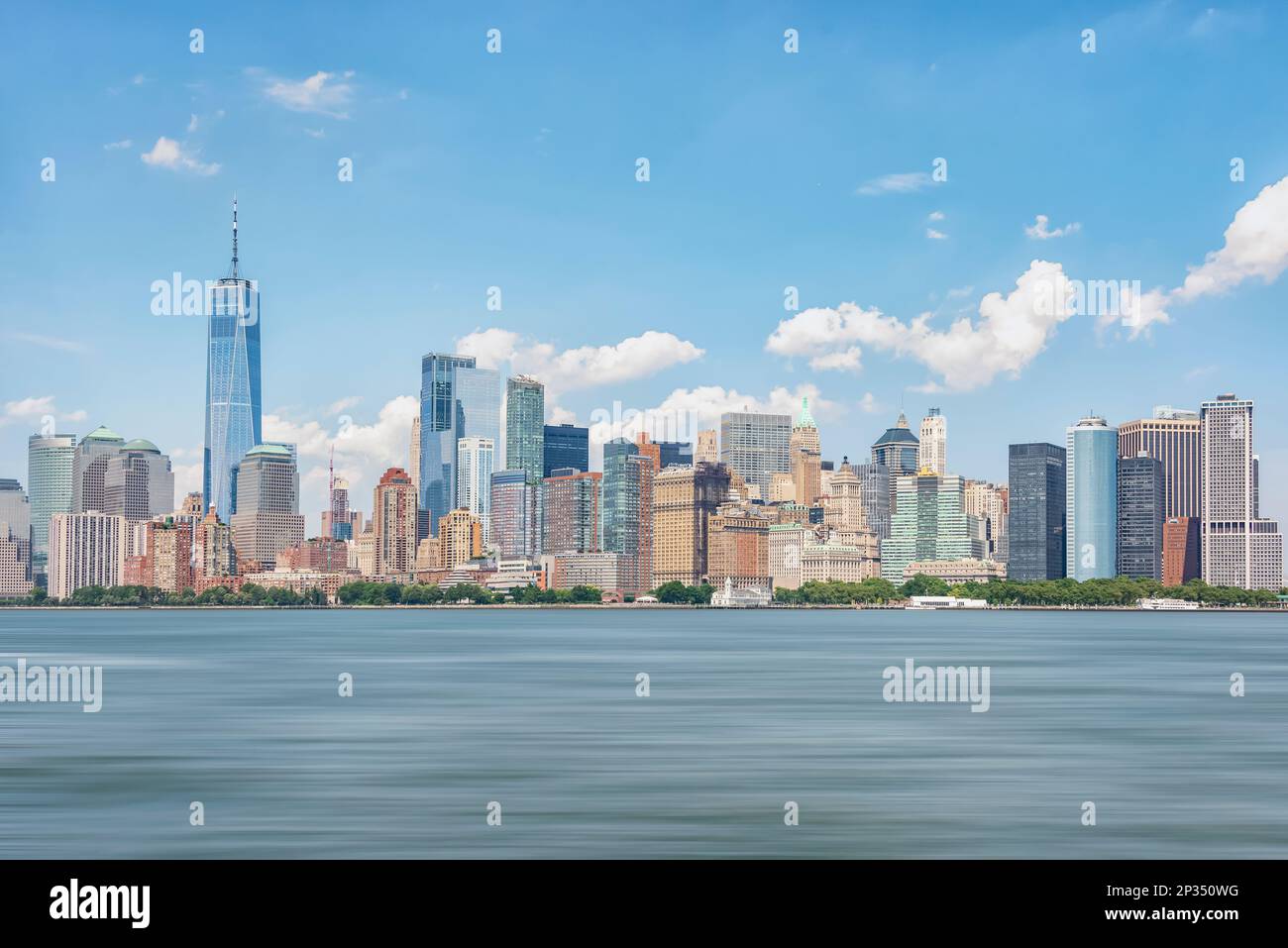 The skyline of New York City, United States Stock Photo
