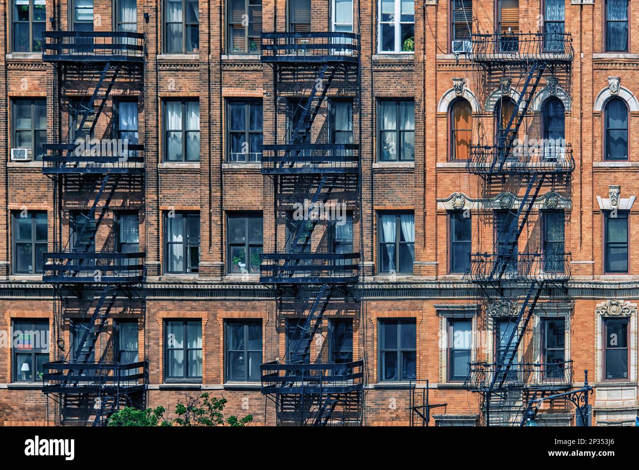 Facade building in New York Stock Photo