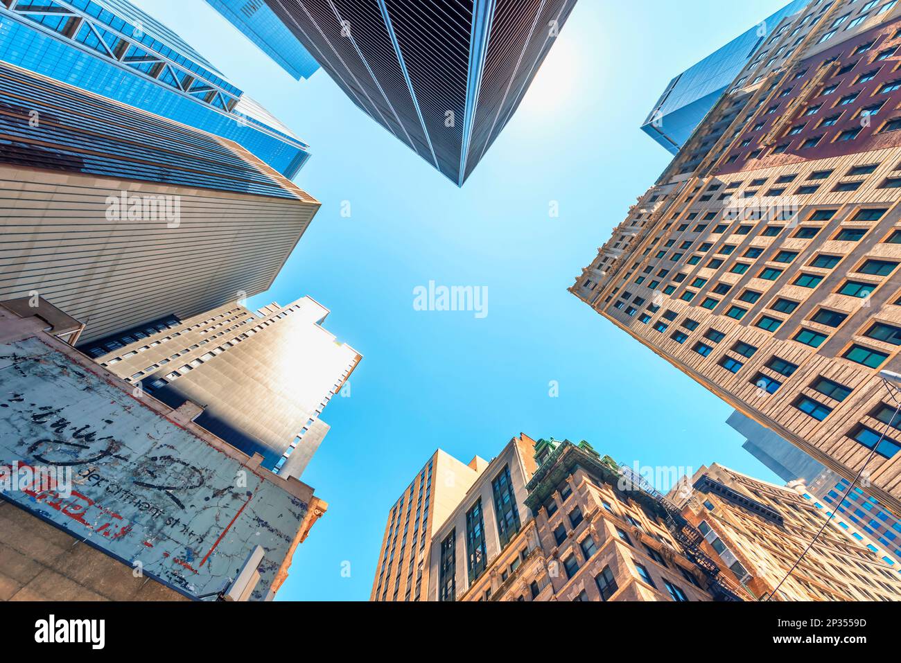 Corner in Manhattan, New York City Stock Photo