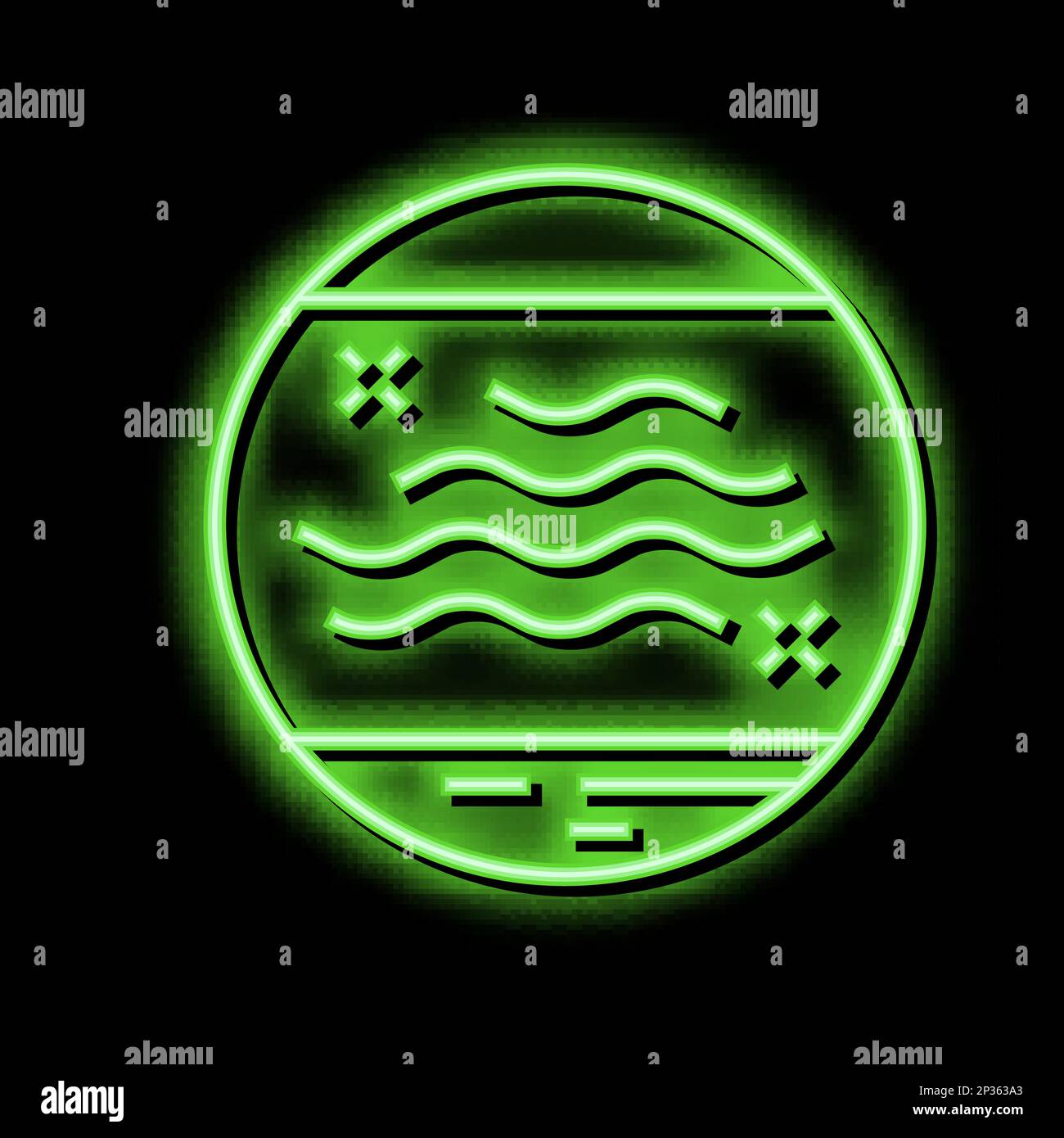 dry skin neon glow icon illustration Stock Vector