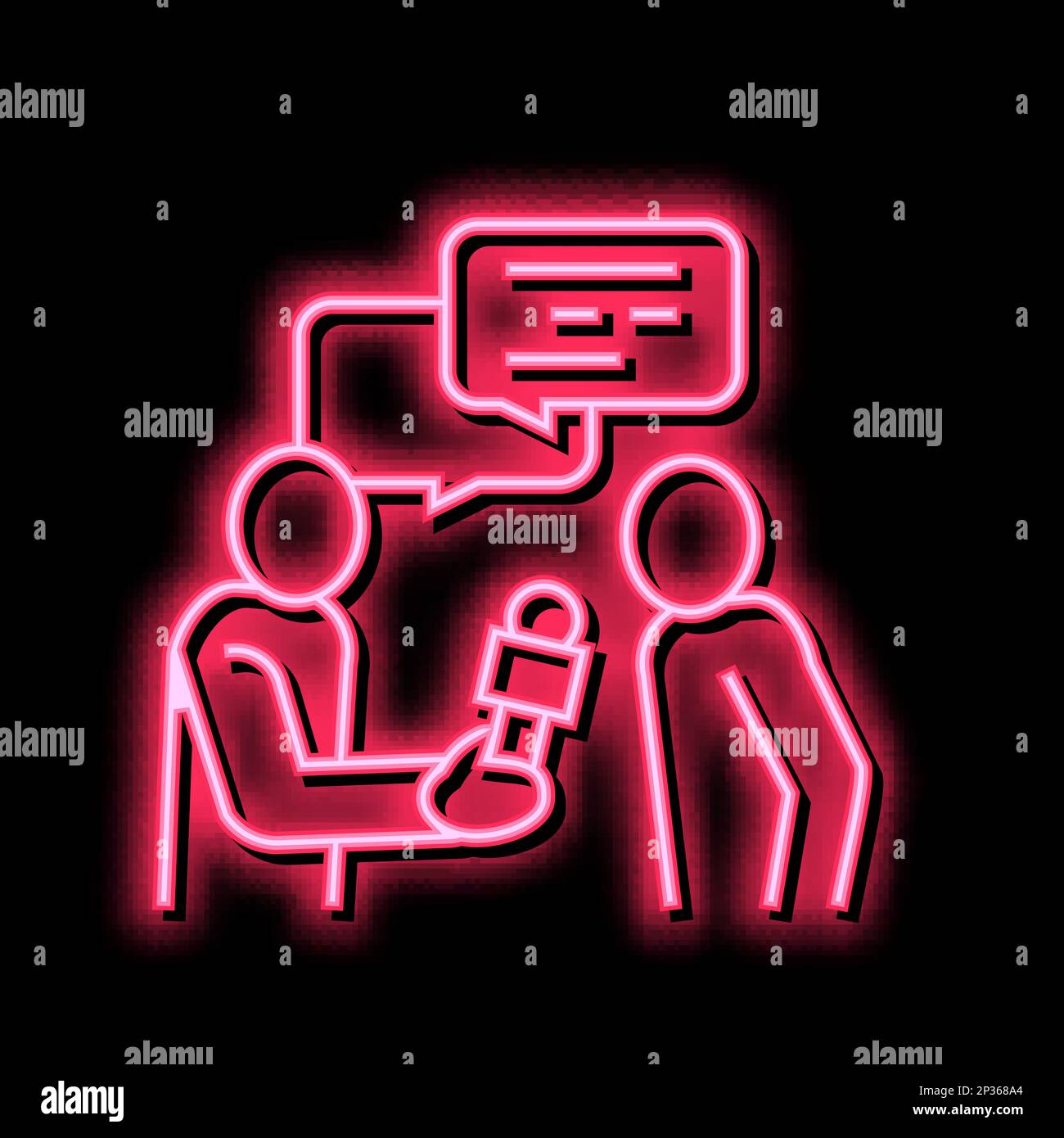 crime news neon glow icon illustration Stock Vector Image & Art - Alamy