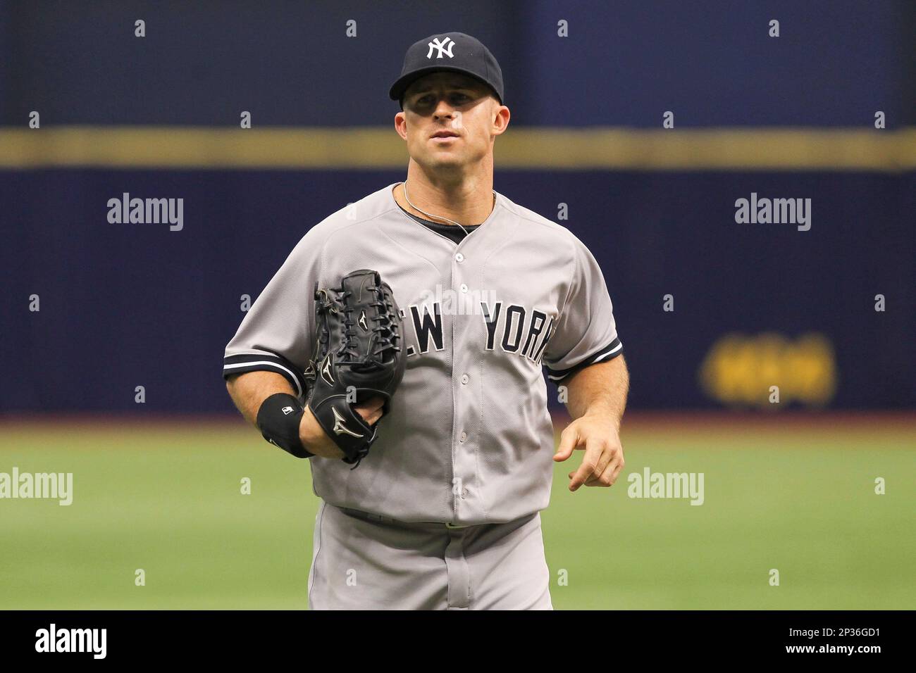 19 April 2015: New York Yankees left fielder Brett Gardner (11