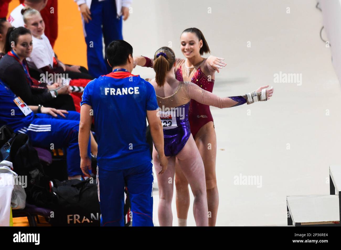 Les championnats de France de gymnastique artistique