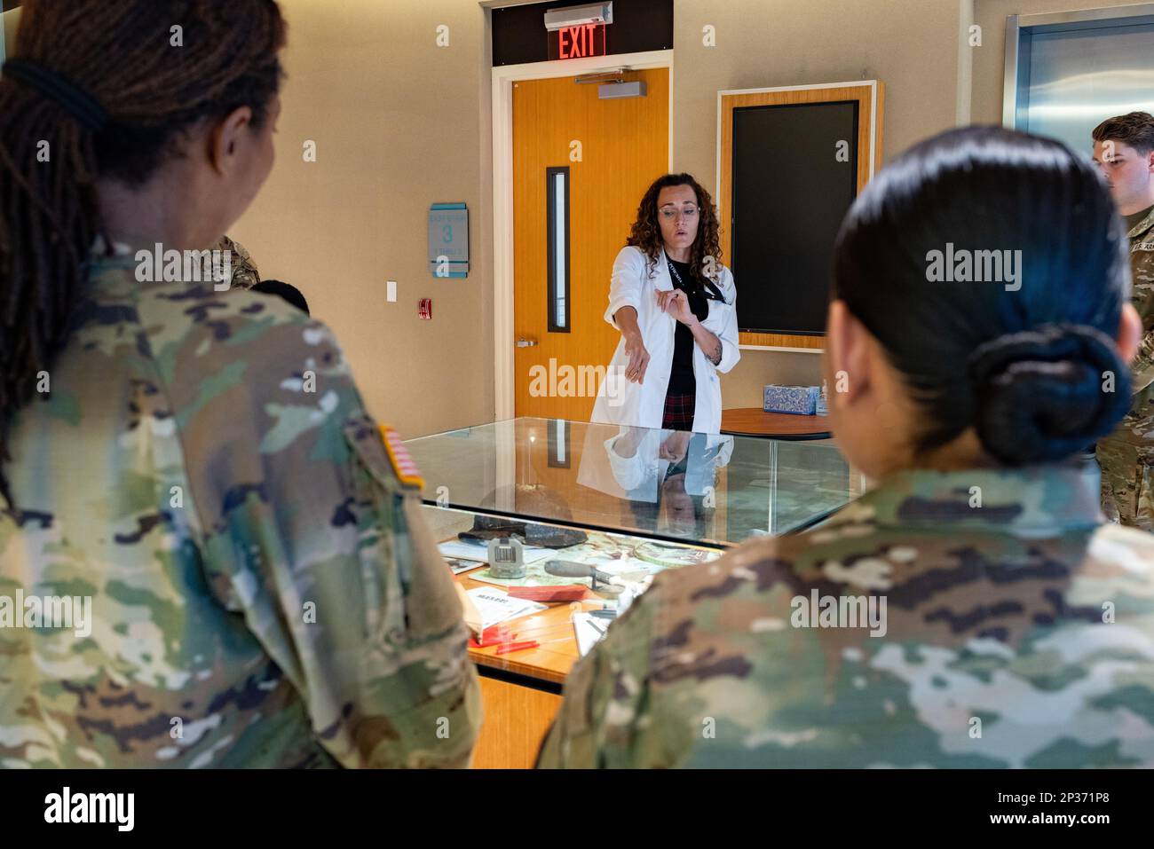Scientific Recovery Expert Dr. Sydney guides 94th Army Air and 