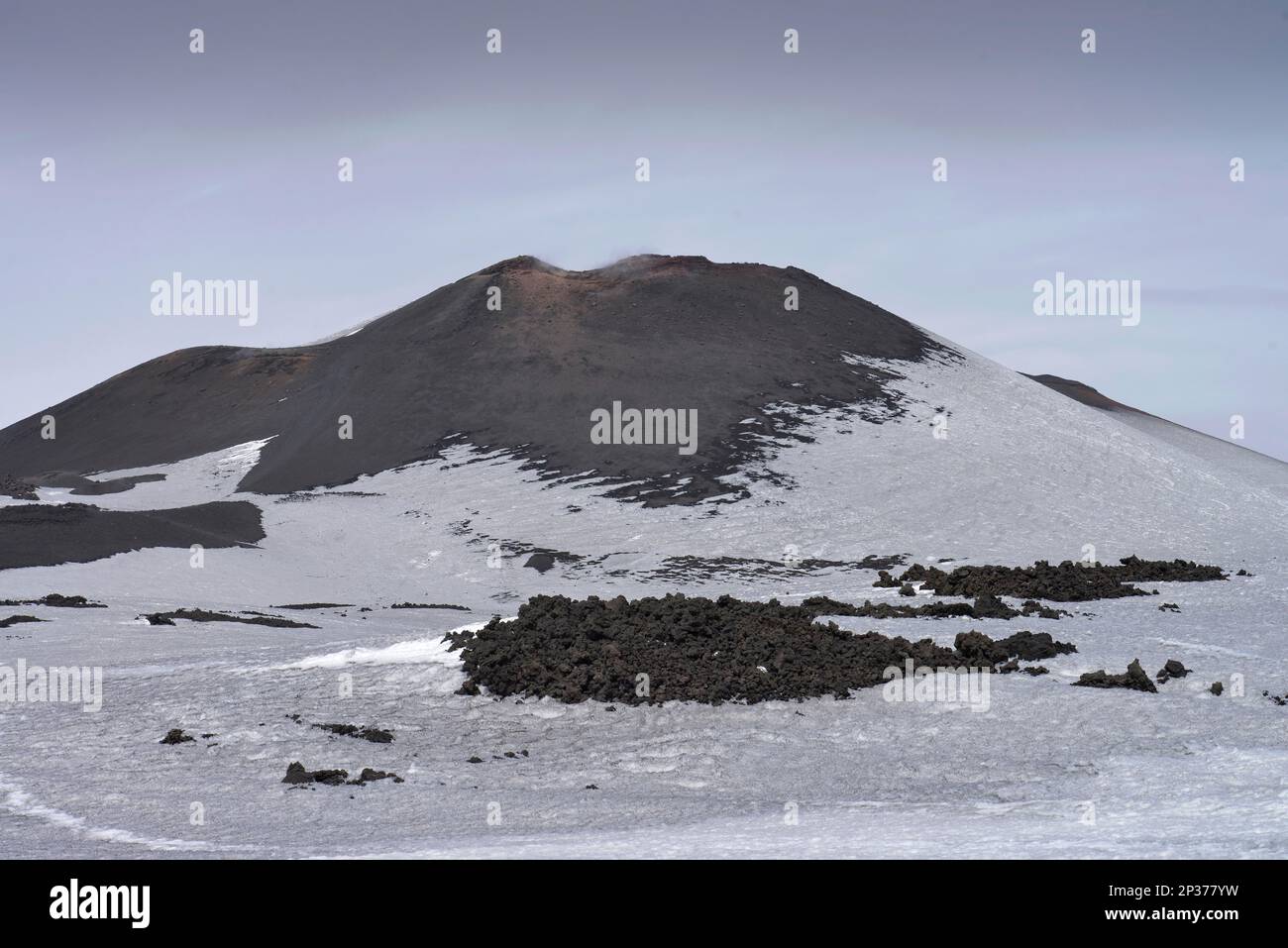 Monte Frumento Supino, secondary crater, Etna, Sicily, Italy Stock