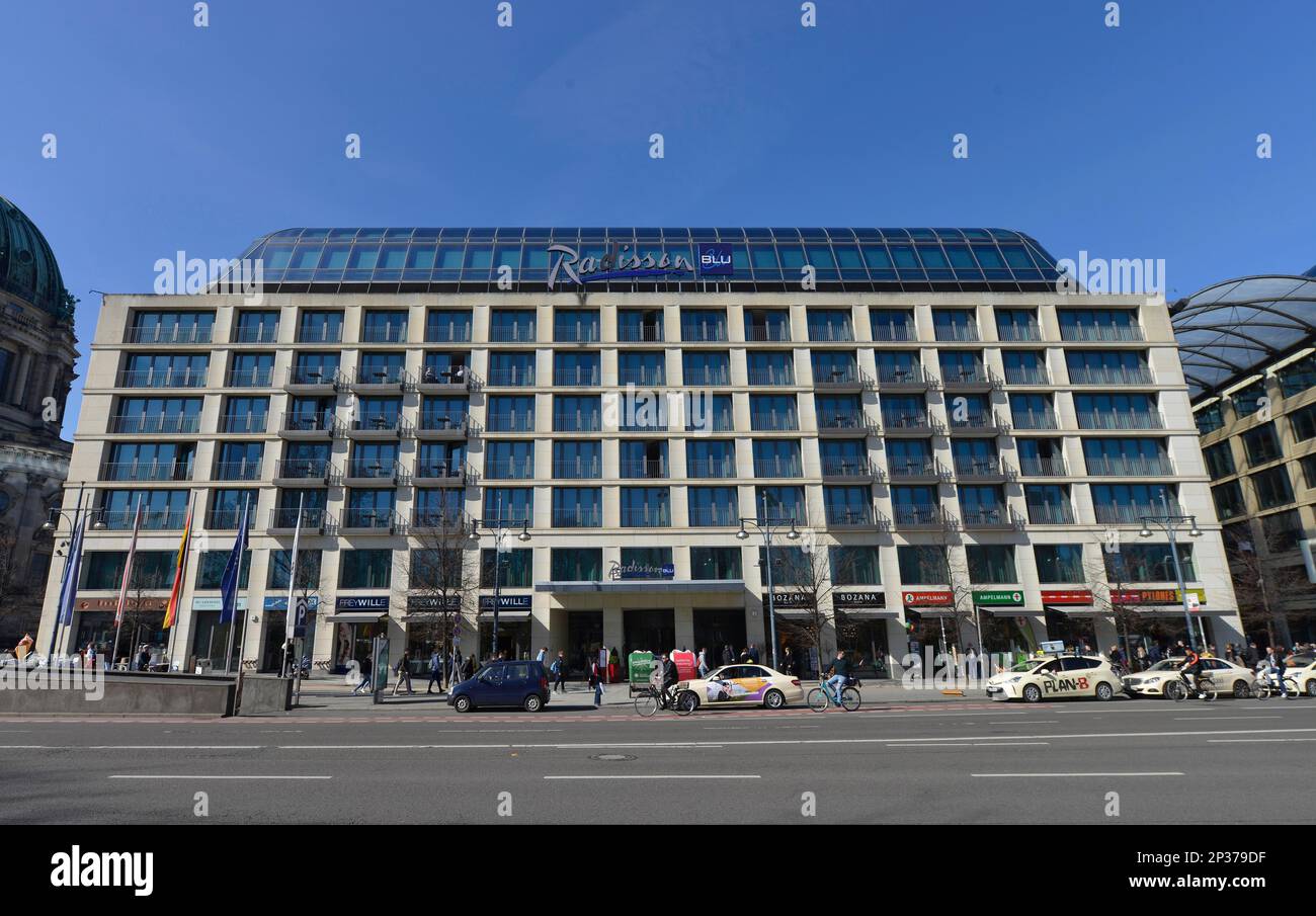 Hotel Radisson Blu, Karl-Liebknecht-Strasse, Mitte, Berlin, Germany Stock Photo