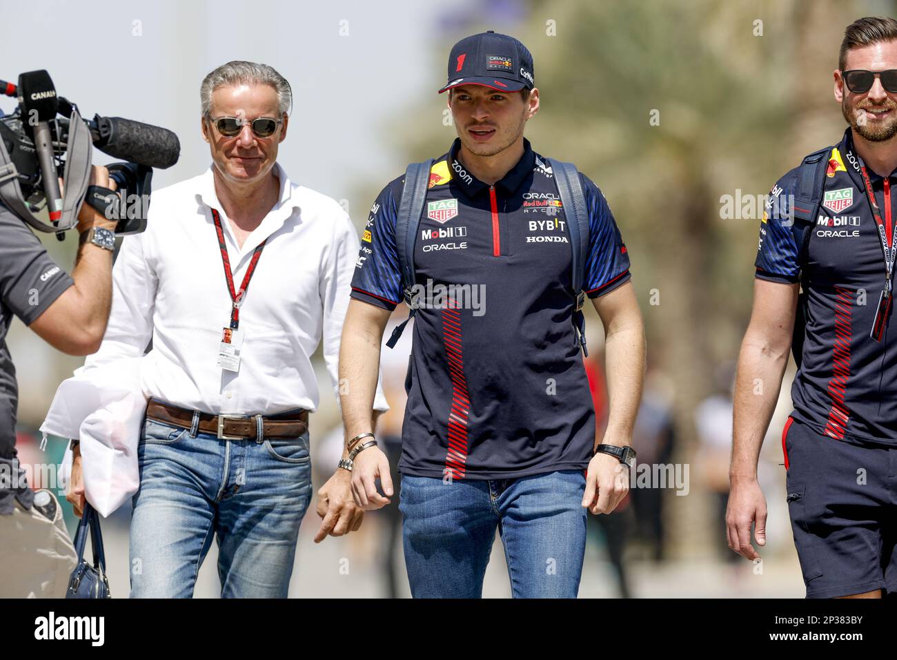 VERSTAPPEN Max (ned), Red Bull Racing RB19, portrait during the Formula 1 Gulf Air Bahrain Grand Prix 2023, 1st round of the 2023 FIA Formula One World Championship from March 2 to 5, 2023 on the Bahrain International Circuit, in Sakhir, Bahrain - Photo: DPPI/LiveMedia Stock Photo