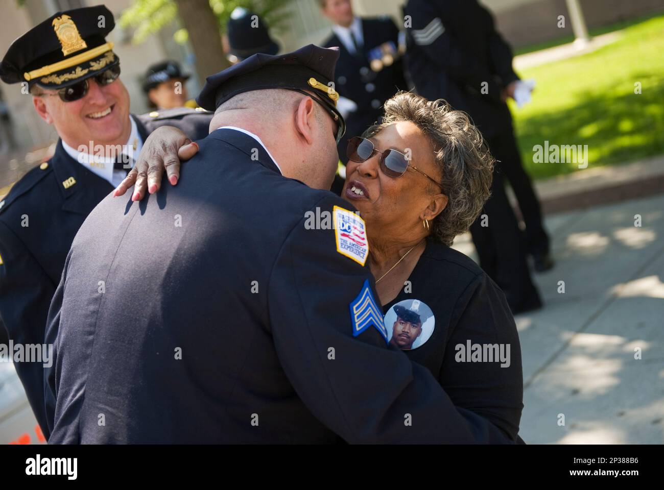UNITED STATES - MAY 9: Shirley Gibson, whose son Master Patrol Officer ...