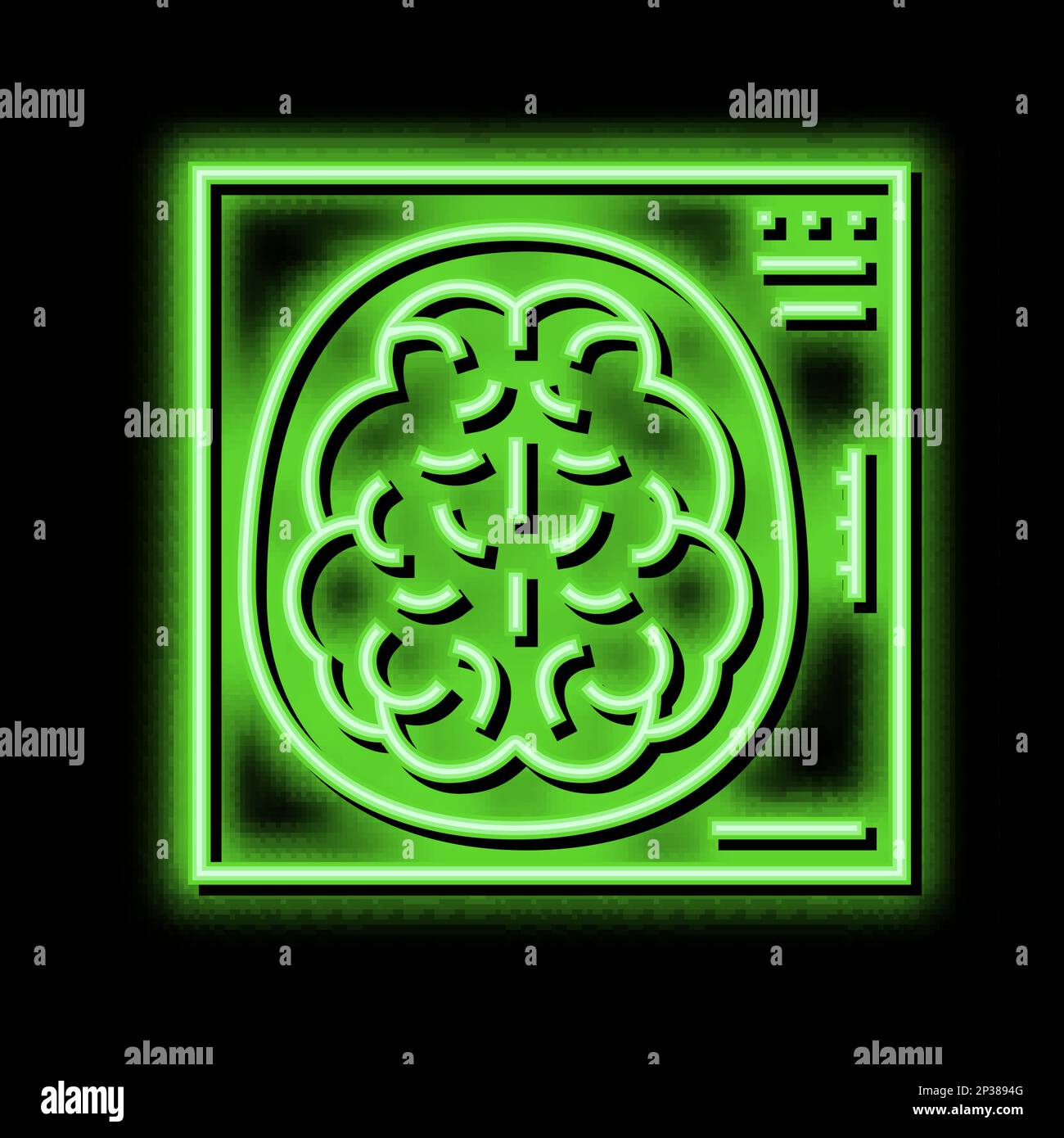 mind x-ray neon glow icon illustration Stock Vector Image & Art - Alamy