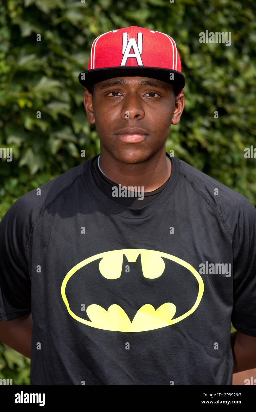 Ke'Bryan Hayes (8) of Concordia Lutheran High School in Tomball, Texas