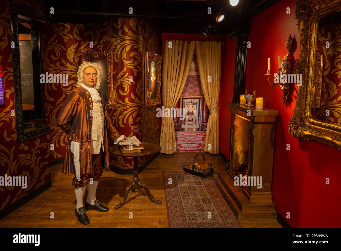Johann Sebastian Bach in Madame Tussauds Berlin wax museum in Berlin
