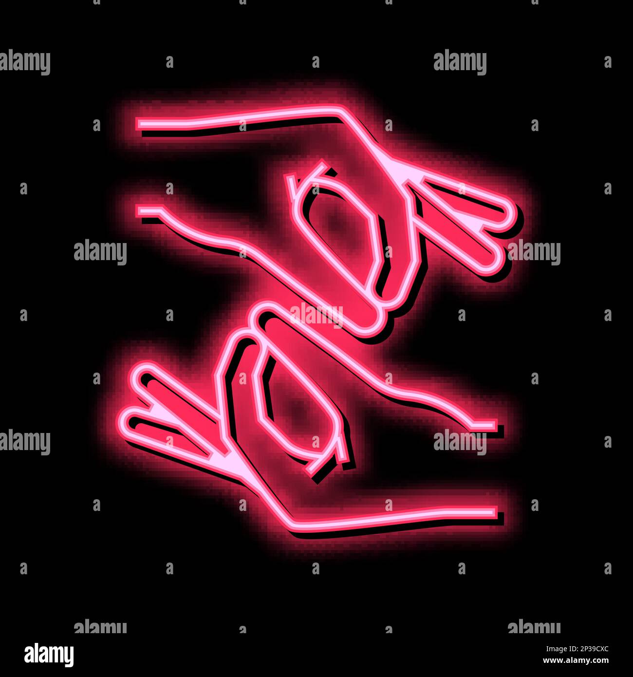 sign language color icon vector illustration Stock Vector Image &amp; Art ...