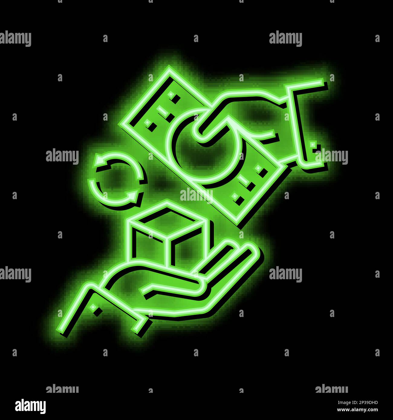 payment for goods neon glow icon illustration Stock Vector Image & Art ...