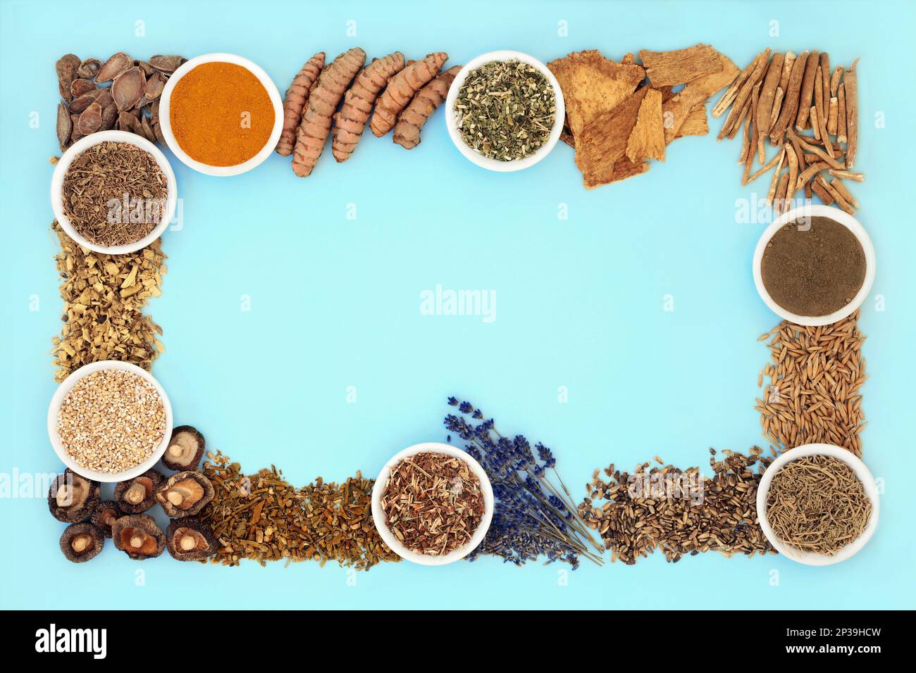 Nervine health food herbal plant medicine. Herbs and spice for stress