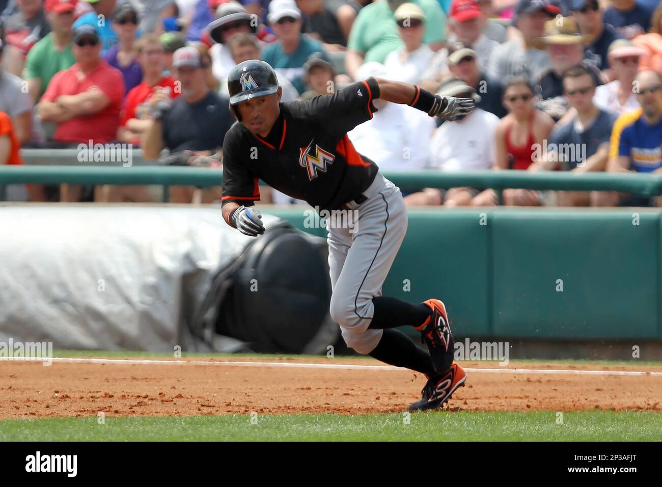 2015 Ichiro Suzuki Game Worn Miami Marlins Jersey.  Baseball