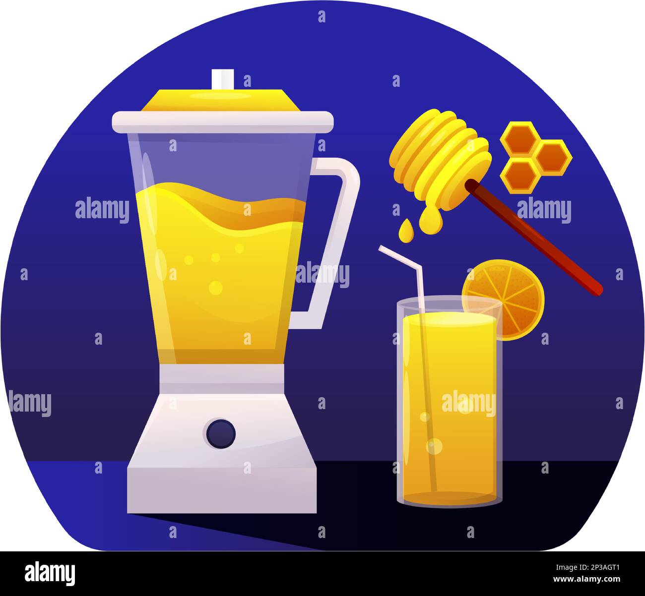 Pouring honey Stock Vector Images Alamy