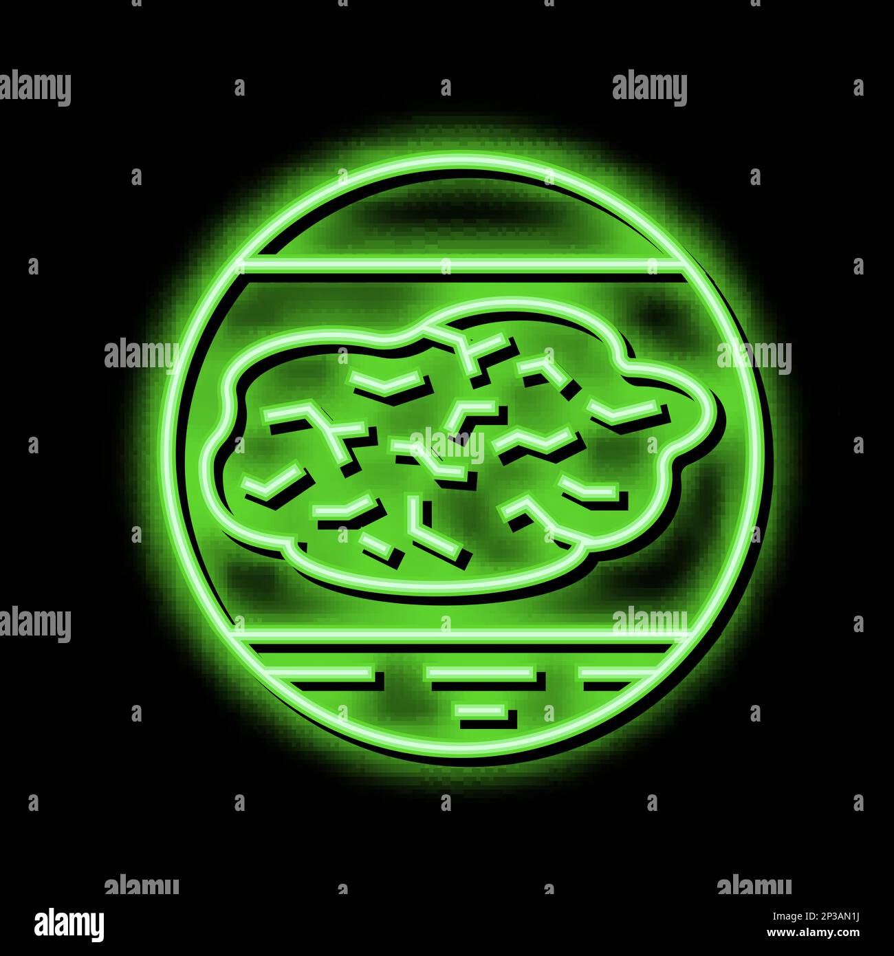 human dry skin health problem neon glow icon illustration Stock Vector ...