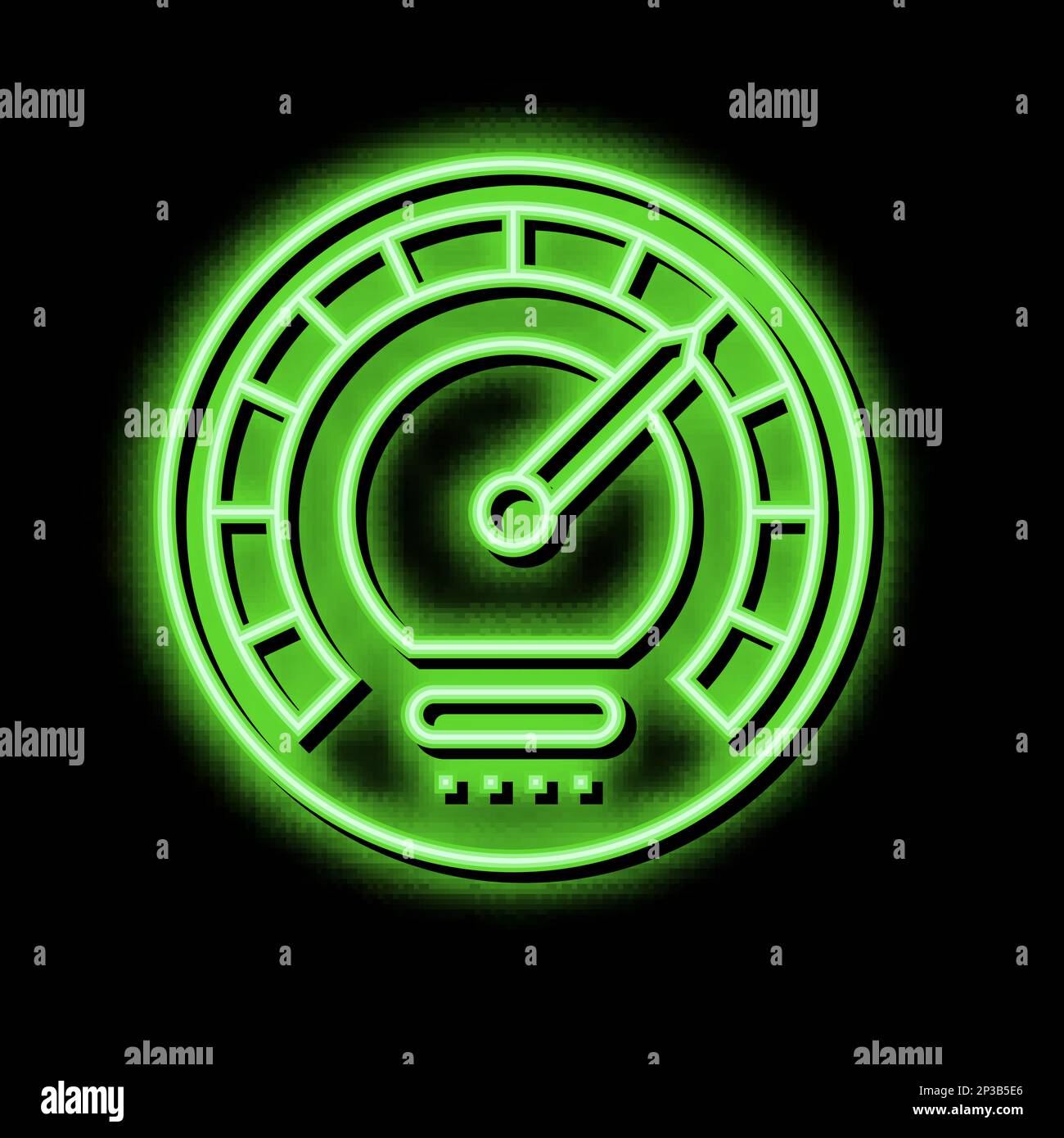 speed optimize neon glow icon illustration Stock Vector Image & Art - Alamy