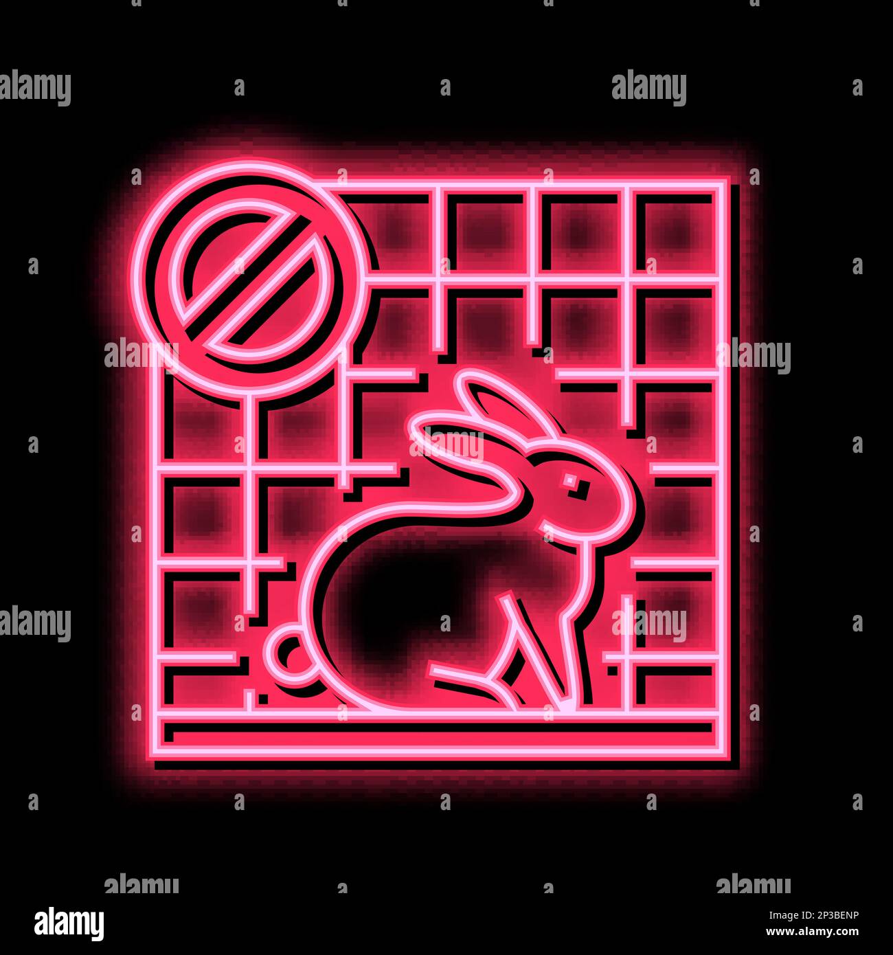 Lab animals in cage Stock Vector Images - Alamy