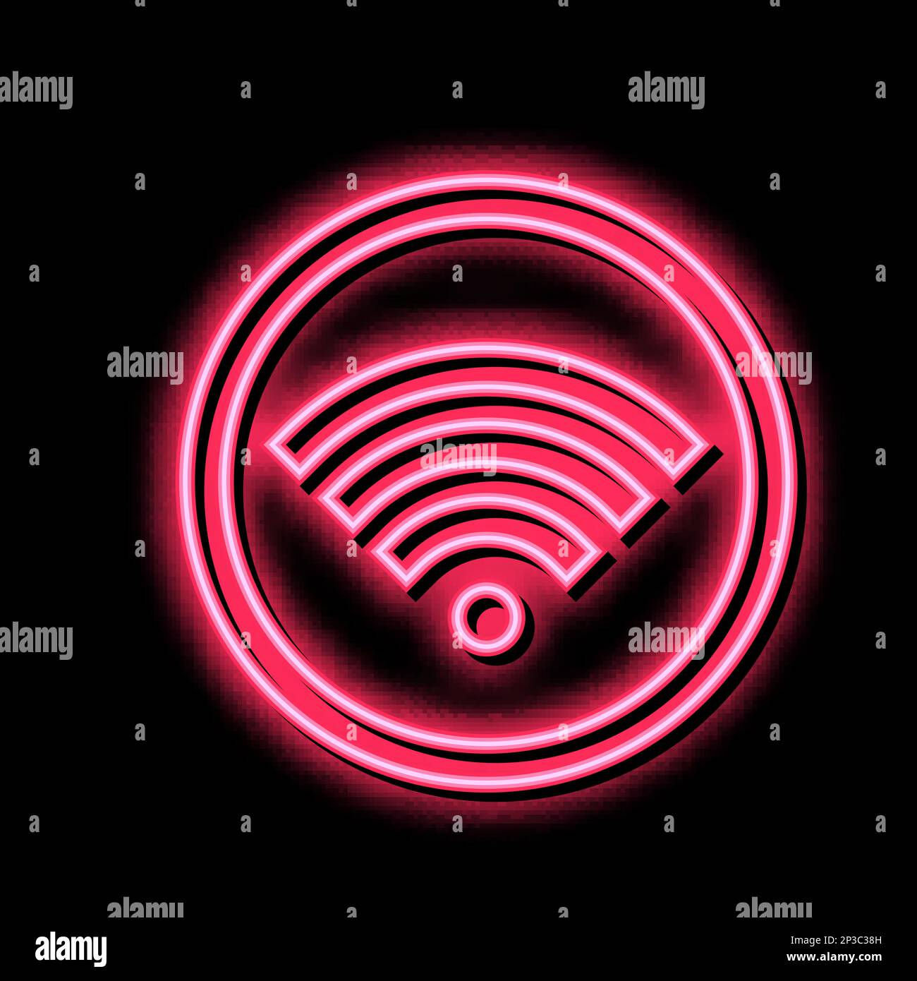 wifi sign color icon vector illustration Stock Vector Image
