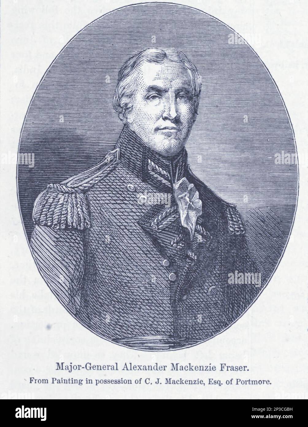 Lieutenant General Alexander Mackenzie Fraser (1758 – 13 September 