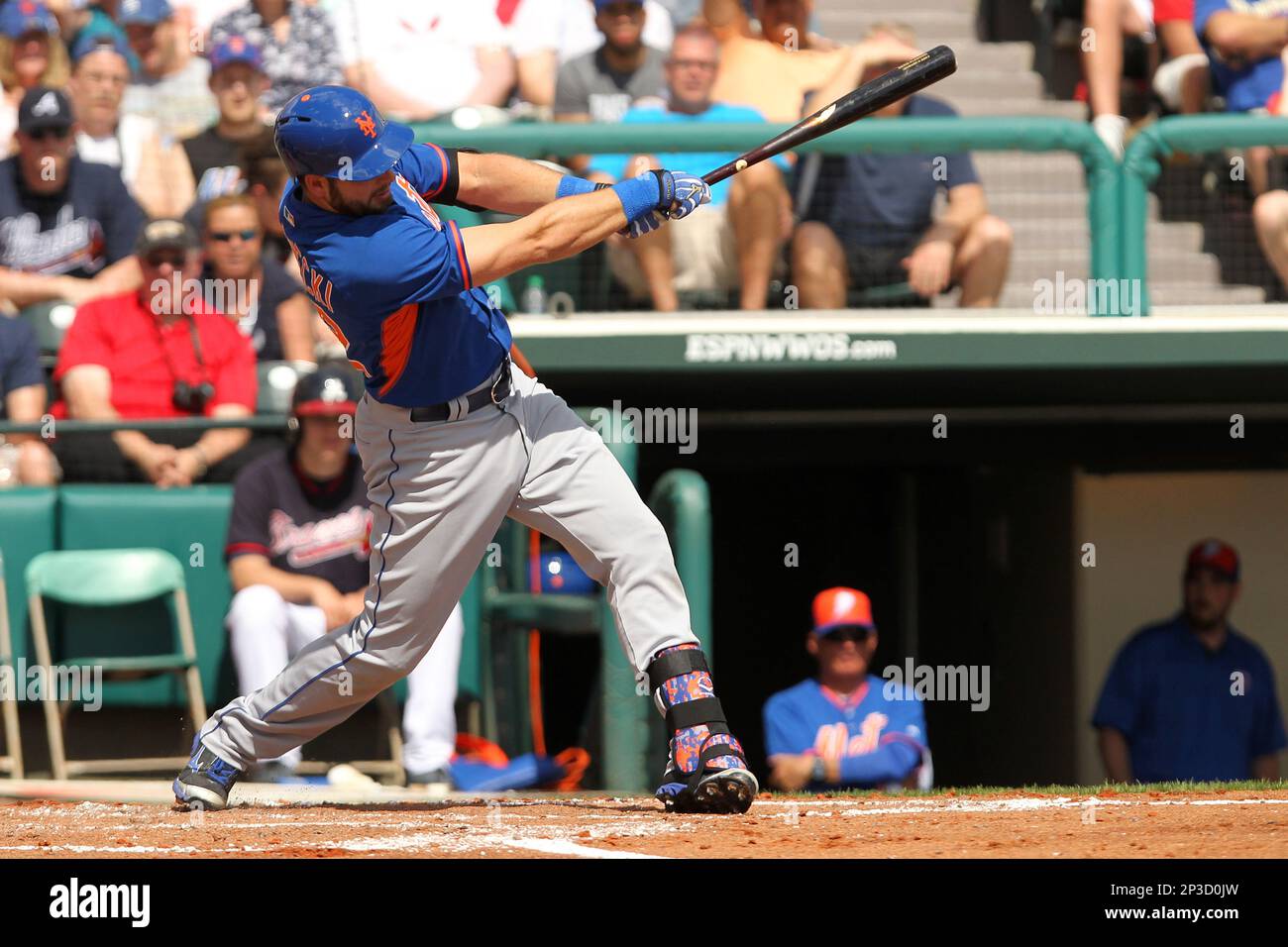 04 MAR 2015: during the spring training game between the New York Mets ...