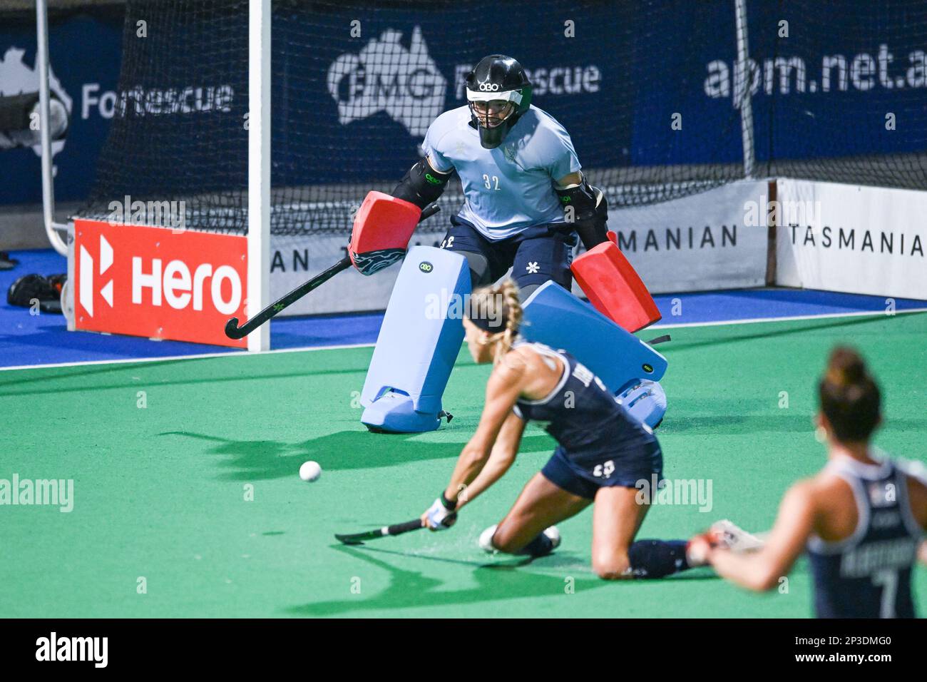 hobart-australia-05th-mar-2023-jennifer-rizzo-l-of-usa-women-s