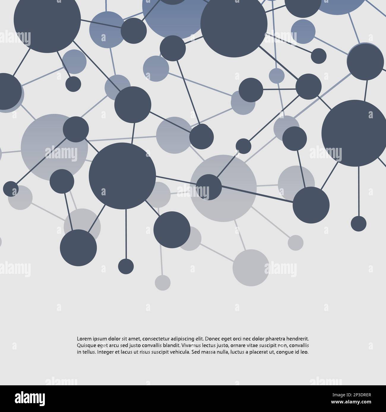 Connections - Molecular, Global, Business Network Design Stock Vector ...